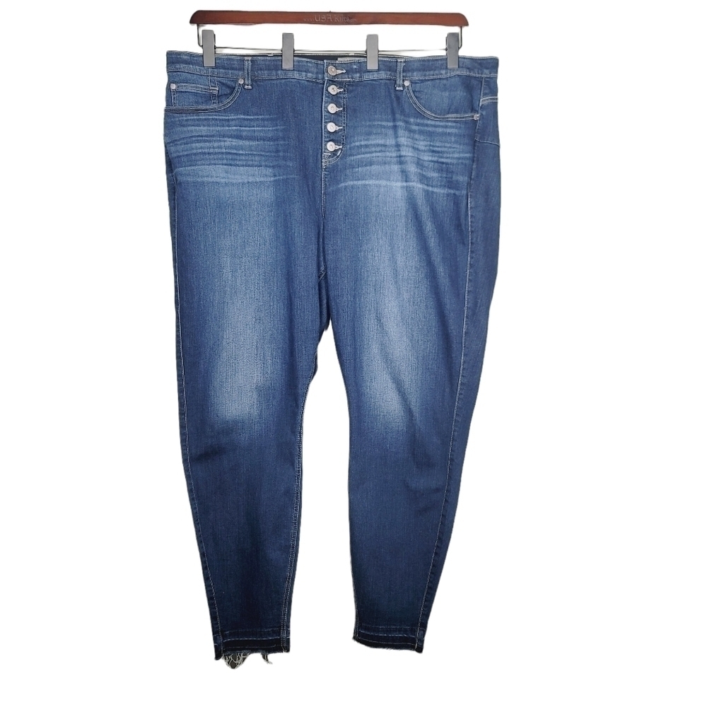 Torrid Bombshell Skinny Button Fly Jeans